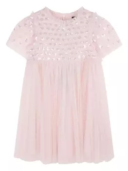 Needle & Thread платье Thea Bodice с пайетками, розовый