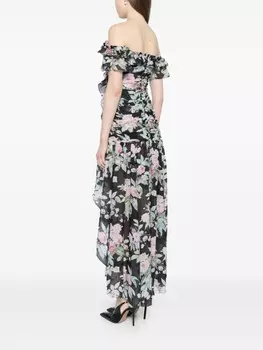 Needle & Thread шифоновое платье Paradise Garden Susie, черный