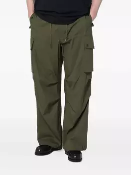 Needles брюки карго с кулиской, зеленый