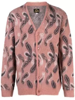 Needles кардиган вязки интарсия, розовый