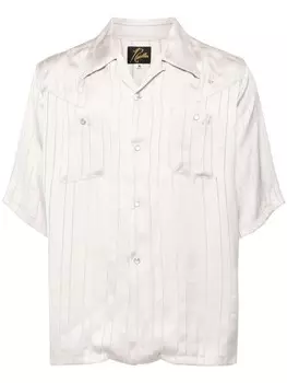 Needles рубашка с вышивкой, серый