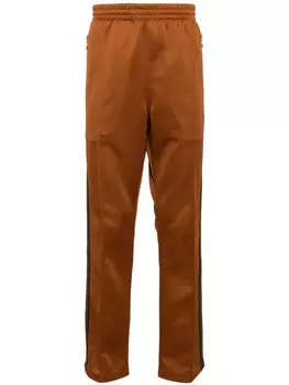 Needles спортивные брюки с вышитым логотипом, оранжевый