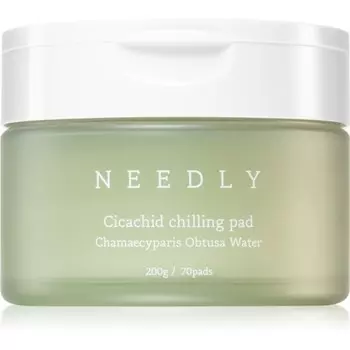 NEEDLY Cicachid Chilling Pad отшелушивающие подушечки для лица с успокаивающим эффектом 70 шт Inna Marka