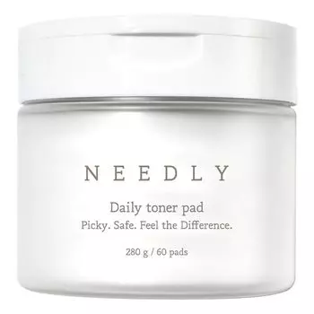 Needly Ежедневный тонер-пад, 60 подушечек, White