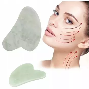 Нефритовый камень для массажа лица Active Shop