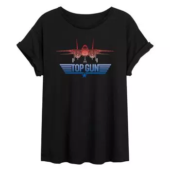 Негабаритная футболка с логотипом Top Gun для юниоров Licensed Character