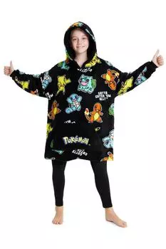 Негабаритное пончо Pokemon, черный