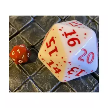 Негабаритный кровавый разворот d20, Dice & Accessories (Severed Books)