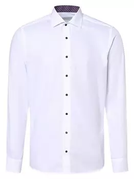 Негладкая рубашка Eterna Slim Fit, белый