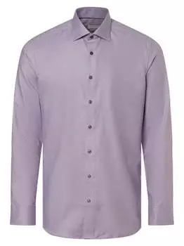 Негладкая рубашка Eterna Slim Fit, фиолетовый