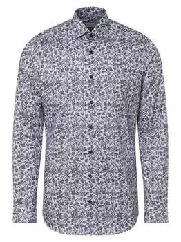 Негладкая рубашка Eterna Slim Fit, синий