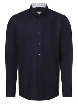 Негладкая рубашка Eterna Slim Fit, синий