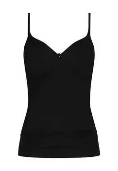 Неглаженная майка Mey, черный