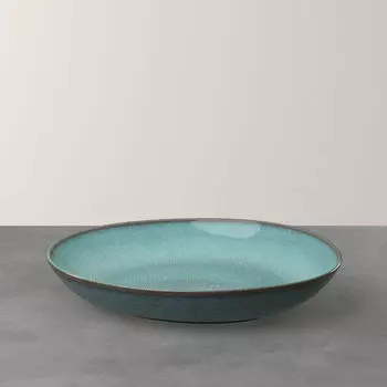 Неглубокая миска Lave glac, бирюзовый цвет, 28 x 27 x 4,3 см Villeroy & Boch, синий
