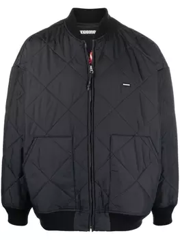 Neighborhood бомбер с вышивкой, черный