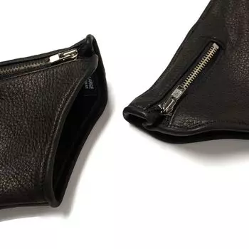 Neighborhood Кожаные перчатки x Lordz of Brooklyn, черный