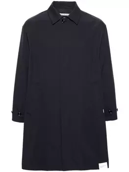 Neighborhood однобортное пальто, черный