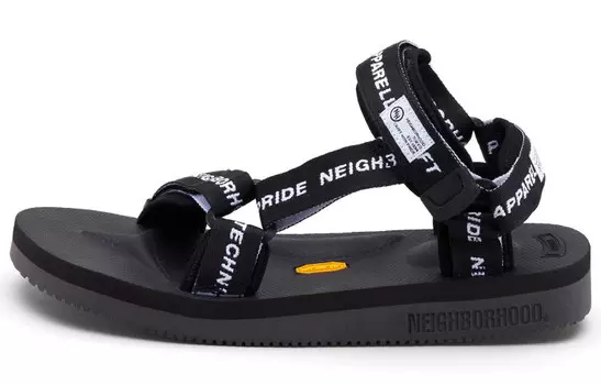 Neighborhood OG-022V2 NR-Сандалии черные Suicoke