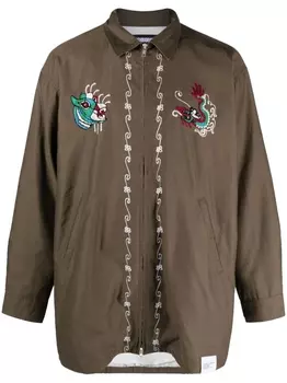 Neighborhood рубашка Souvenir с длинными рукавами, зеленый