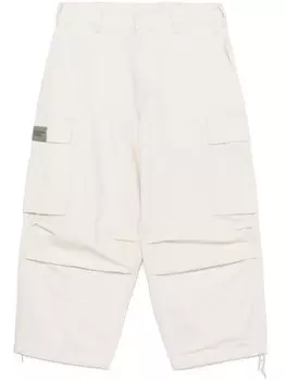 Neighborhood широкие брюки-карго, белый