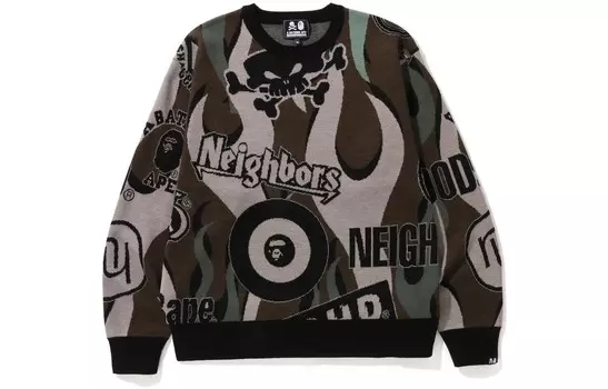 Neighborhood X свитер унисекс A Bathing Ape, черный