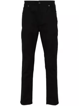 Neil Barrett брюки скинни Nick средней посадки, черный