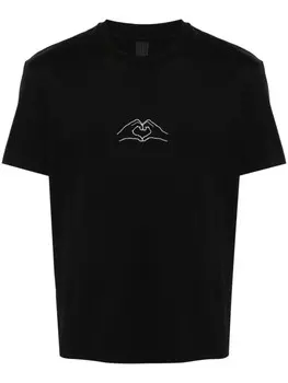 Neil Barrett футболка с принтом, черный