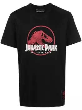 Neil Barrett футболка с принтом Jurassic Park, черный