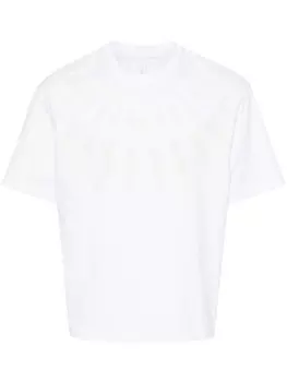 Neil Barrett футболка с принтом Thunderbolt, белый