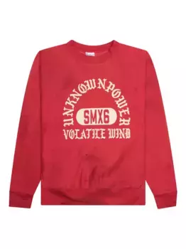 Неизвестная толстовка PWR с круглым вырезом SAINT MXXXXXX, красный