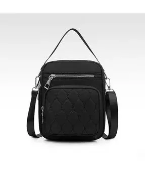 НЕЙЛОНОВАЯ СТЕГАНАЯ СУМКА Nicci, розовый