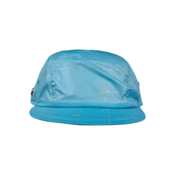 Нейлоновая кепка Supreme x Lacoste со светоотражающей сеткой, синяя