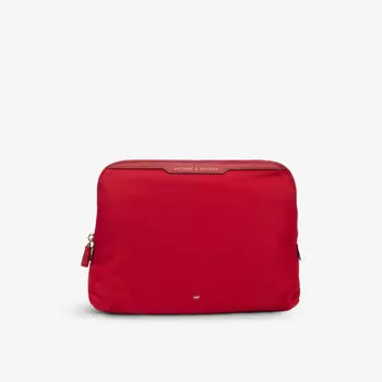 Нейлоновая косметичка для лосьонов и зелий Anya Hindmarch, красный