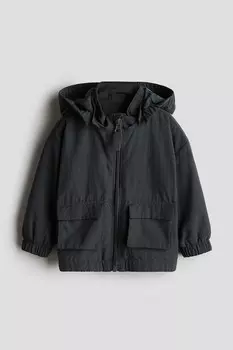 Нейлоновая куртка H&M, серый