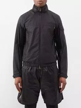Нейлоновая куртка nire с высоким воротником Moncler, черный