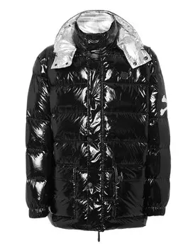 Нейлоновая куртка-пуховик Skull&Bones Philipp Plein, черный