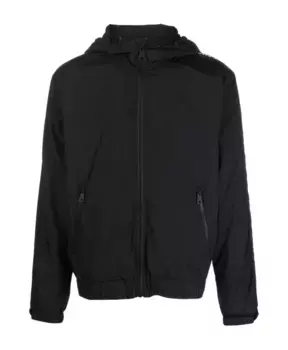 Нейлоновая куртка с логотипом Versace Jeans Couture, черный