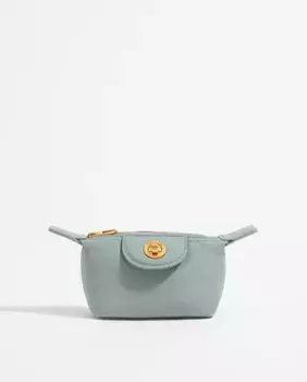 Нейлоновая мини-женская сумочка-трапеция зеленого цвета Bimba y Lola