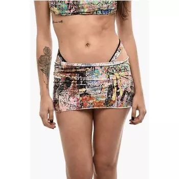 Нейлоновая однотонная пляжная накидка Dsquared2, Multicolor