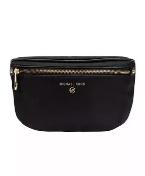 Нейлоновая поясная сумка больших размеров Michael Kors, черный