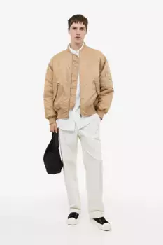 Нейлоновая поясная сумка H&M, черный