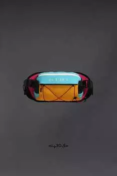 Нейлоновая поясная сумка ZARA, мультиколор