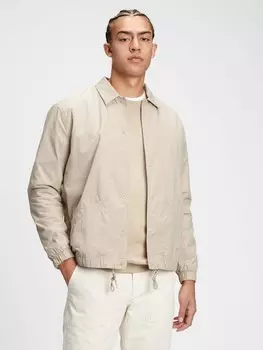 Нейлоновая спортивная куртка Gap, бежевый