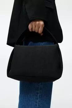 Нейлоновая сумка Arket, черный