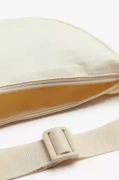 Нейлоновая сумка через плечо H&M, бежевый