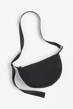 Нейлоновая сумка через плечо H&M, черный