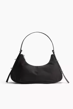 Нейлоновая сумка через плечо H&M, черный