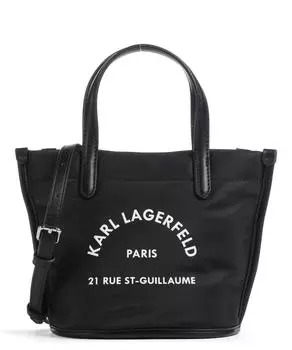 Нейлоновая сумка через плечо из переработанного полиамида Karl Lagerfeld, черный