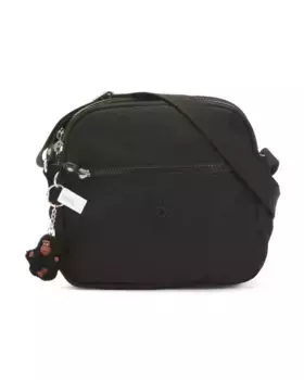 Нейлоновая сумка через плечо Keefe с тройным входом Kipling, черный