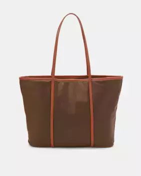 Нейлоновая сумка через плечо с лямками Tintoretto, коричневый